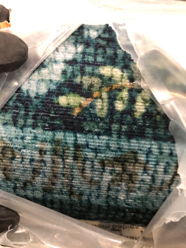 Photo 1 of ** SIMILAR** JONATHAN Y Paisley High-Low Indoor Outdoor Area Rug 8X10 Light Gray/Blue, Gordes for Backyard, Patio, Porch, Easy-Cleaning, High Traffic, Pet-Friendly, Non-Shedding (AMC103C-8)