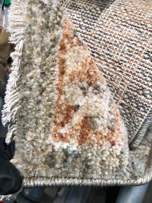 Photo 1 of ** USED/ DIRTY** Loloi Chris Loves Julia Louisa Collection LOI-04 Lagoon/Ivory 7'-10" x 10', .38" Pile Height, Area Rug