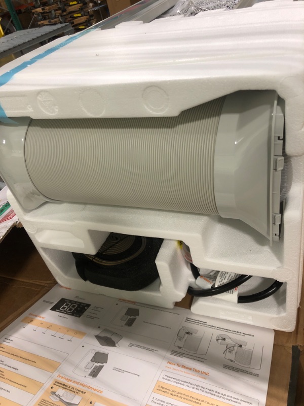 Photo 1 of ** BRAND NEW ITEM / FUNCTIONAL TESTED/ MANUAL AND ACCESORIES INCLUDED** 14000 BTU Portable Air Conditioners for Room up to 700 Sq. Ft, 3-IN-1 Portable AC Unit with Fan Dehumidifier, Drainage-free Cooling, 48 dB Quiet Sleep Mode, 24H Timer, Auto Swing, Win