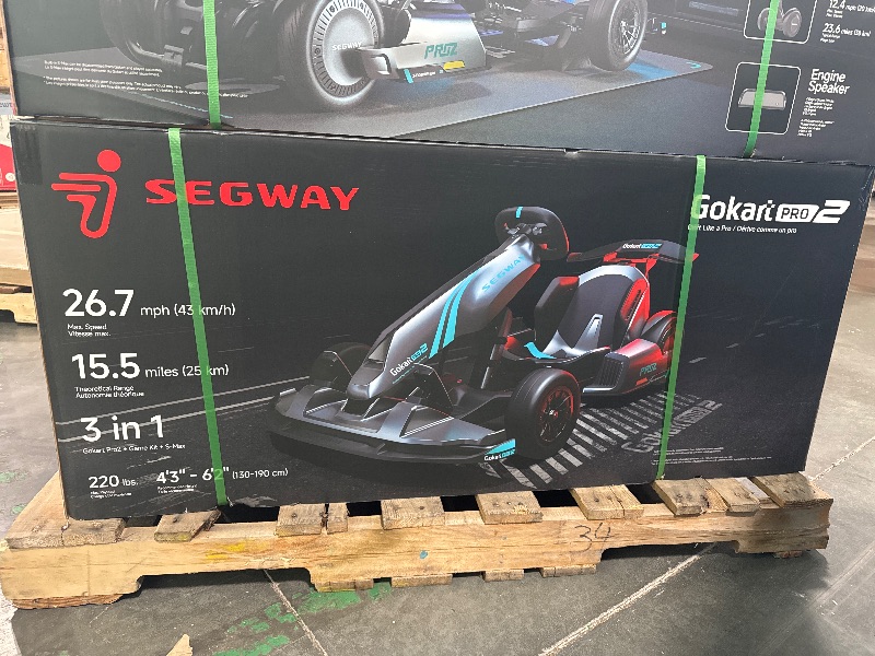 Photo 1 of ** FACTORY SEALED** Segway Ninebot Gokart Pro 2 - High-Speed Electric Go Kart for Ages 14+, Drift & Race with Speeds Up to 26.7 mph