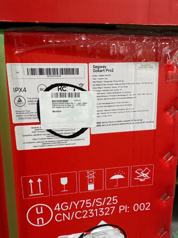 Photo 1 of ** FACTORY SEALED** Segway Ninebot Gokart Pro 2 - High-Speed Electric Go Kart for Ages 14+, Drift & Race with Speeds Up to 26.7 mph