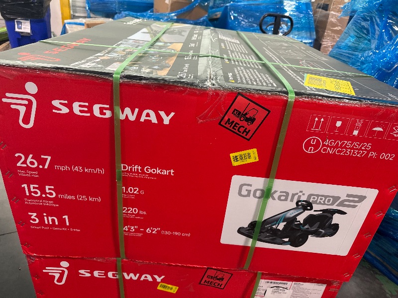 Photo 1 of ** FACTORY SEALED ** Segway Ninebot Gokart Pro 2 - High-Speed Electric Go Kart for Ages 14+, Drift & Race with Speeds Up to 26.7 mph