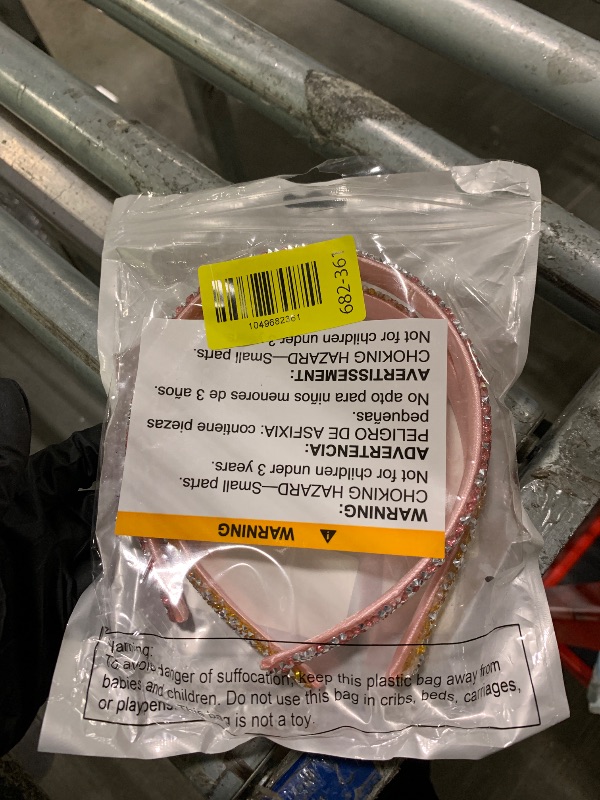 Photo 1 of **** TWO PIECES ONLY**** Waydress 4 Pieces Rhinestone Headband for women Glitter Sparkly Rhinestone Hairbands Bling Diamond Crystal Headwear for Women Girls Hair Accessories Birthday Wedding Gifts(Simple Color)