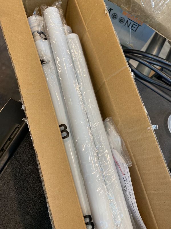 Photo 1 of *MISSING PARTS UNKNOWN*
DwelSpire Closet Rod for Hanging Clothes, with No Drilling Holder 30 to 88 Inch Adjustable White Closet Rods, Space Saving Tension Spring Pole Heavy Duty Bar for Wardrobes, Shoe Cabinets