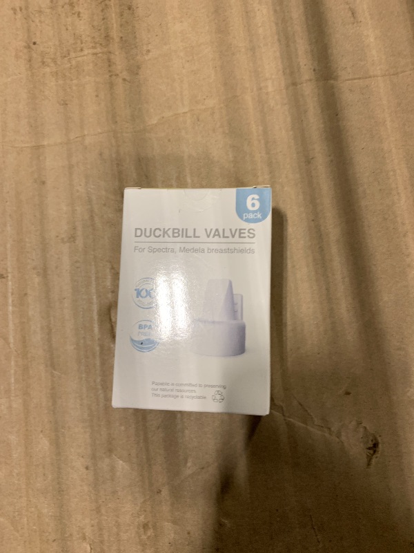 Photo 1 of [6-Count] Papablic Duckbill Valves for Spectra and Medela, Replaceable Duckbill Valves for Spectra S1 Spectra S2 valves and Medela Pump in Style, BPA/DEHP Free White