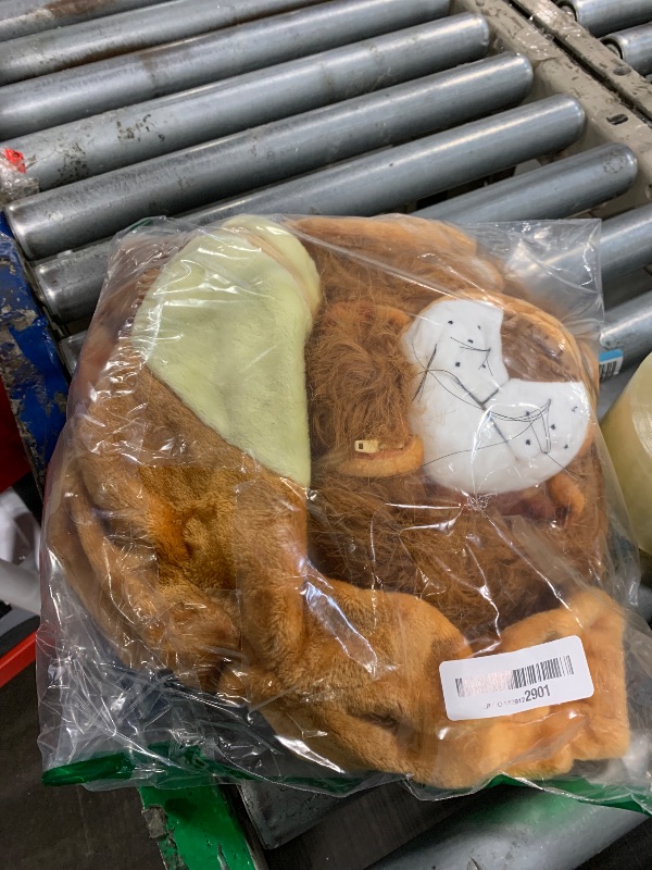 Photo 1 of ****SIMILAR ITEM***** UNKNOWN SIZE****  TONWHAR Kids Cartoon Animal Onesie Pajamas Halloween Cosplay Costume Jumpsuit Partywear for Boys & Girls(Orange Lion,3-4T)