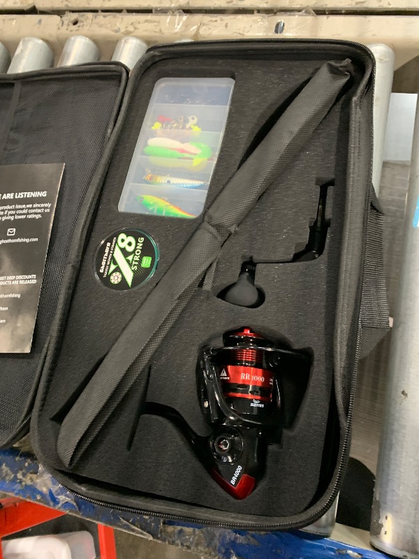 Photo 1 of *****SIMILAR ITEM***** Ghosthorn Fishing Rod and Reel Combo Telescopic Pole Kit Fishing Gear Starter Compact Carrier Bag for Freshwater Saltwater