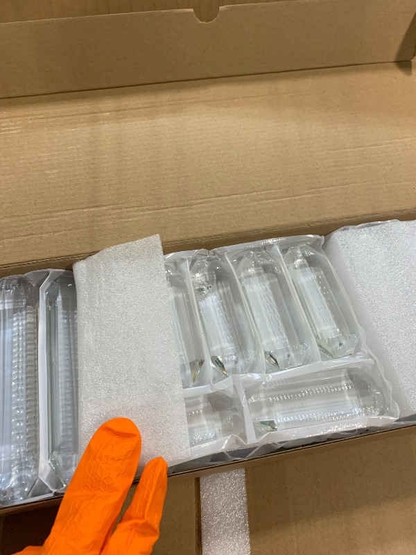 Photo 1 of *****SIMILAR ITEM**** SOME BROKEN PCS**** NEW******* Black Led Modern Crystal Chandelier: 39.3" Rectangle Linear 3 Color Dimmable Chandeliers for Dining Room Over Table - Luxury Rectangular Contemporary Oval Light Fixture for Living Room Bedroom Foyer