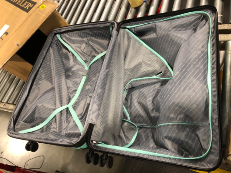 Photo 1 of ** MISSING A WHEEL**
U.S. Traveler Boren Expandable Hardside Rugged Travel Luggage with 8 Spinner Wheels, Mint, Checked-Large 30-Inch