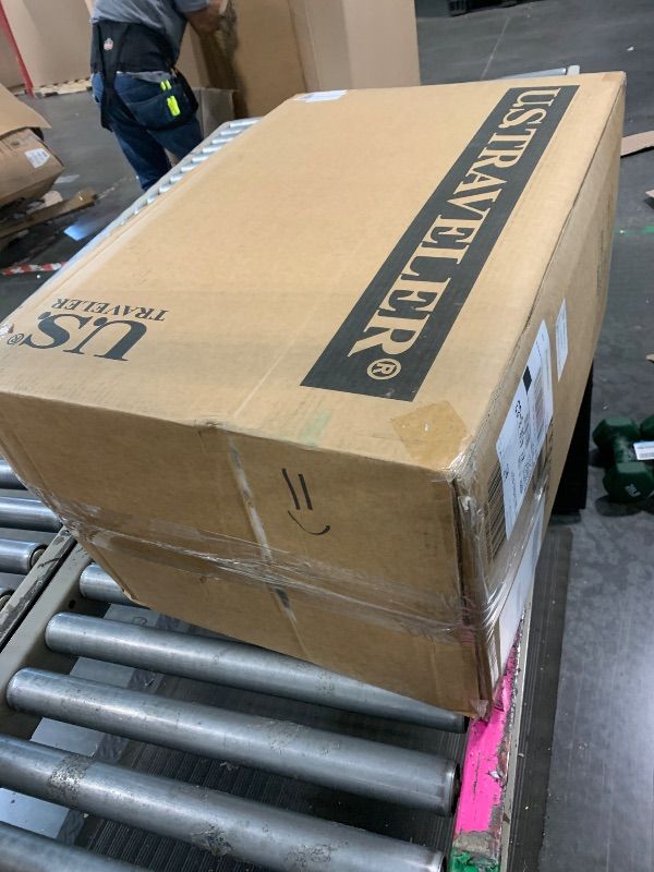 Photo 1 of ** MISSING A WHEEL**
U.S. Traveler Boren Expandable Hardside Rugged Travel Luggage with 8 Spinner Wheels, Mint, Checked-Large 30-Inch