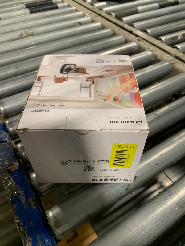 Photo 1 of ?Auto Focus&1080P?Magcubic Mini Smart Projector with 4K Support, Portable Projector with Wifi and Bluetooth, 5W Speaker, Built in Apps, Voice Control, Outdoor Movie Projector