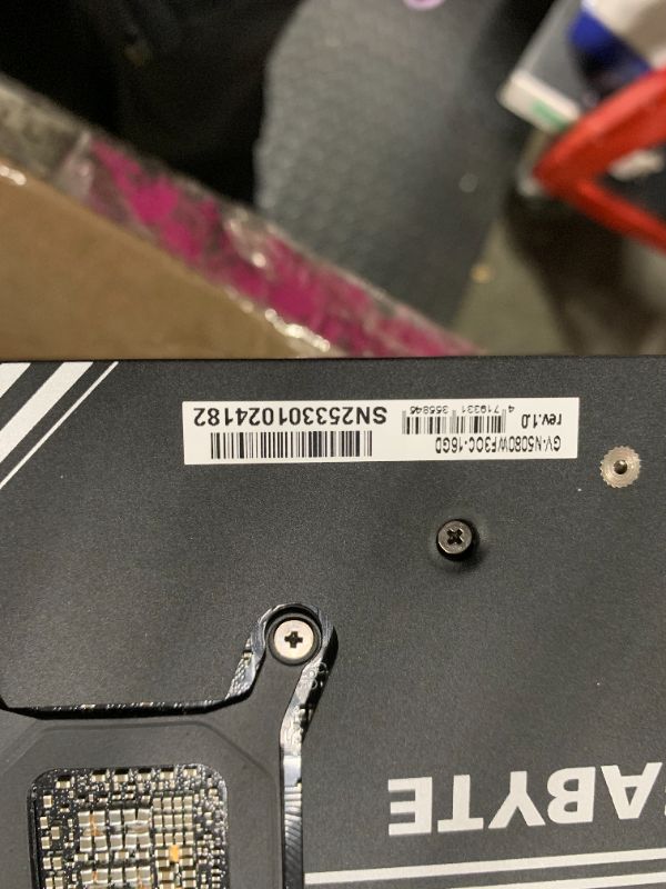 Photo 1 of **USED*** SERIAL#253301024182***Gigabyte GeForce RTX 5080 WINDFORCE OC SFF 16G Graphics Card - 16GB GDDR7, 256bit, PCI-E 5.0, 2670MHz Core Clock, 3 x DP 2.1a, 1 x HDMI 2.1b, GV-N5080WF3OC-16GD