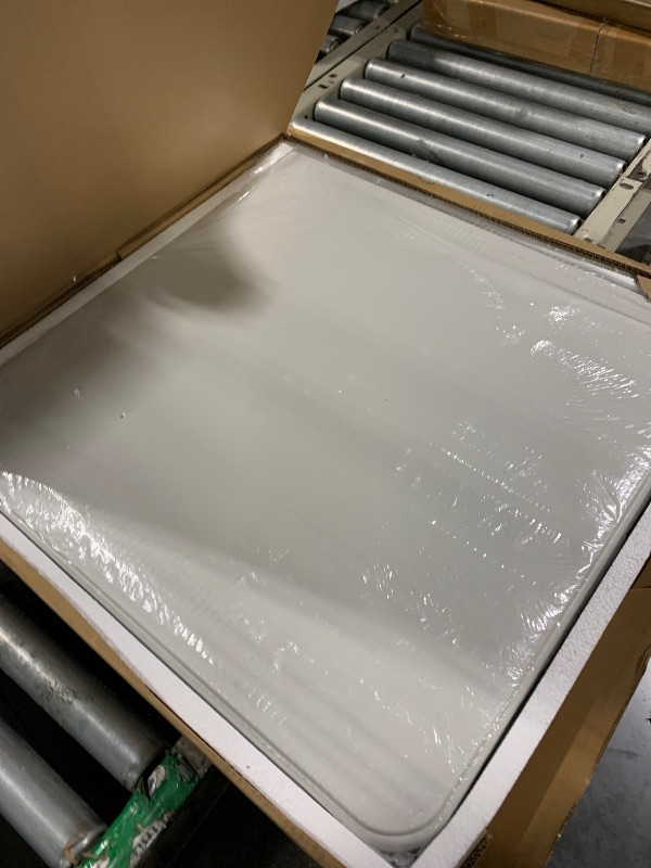 Photo 1 of *****ONLY ONE******* BTEXPERT , 4 Feet Plastic Folding Table Height Adjustable Portable Carrying Handle Indoor Outdoor Picnic Camping Office Home Party, White, Fold in Half