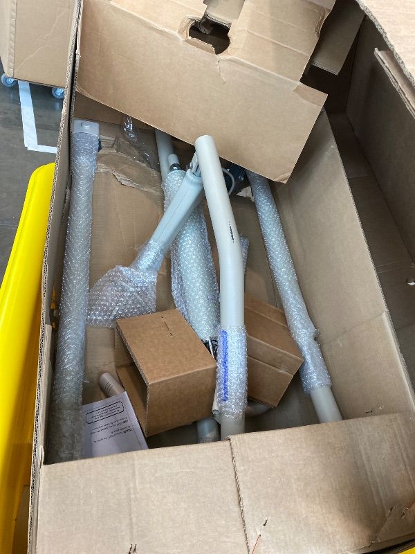 Photo 1 of ***SEE CLERK NOTES*** Invacare Painted Hydraulic Lift with Full Body R111 (Large) Mesh Sling | 450 lbs. weight capacity | 9805P model