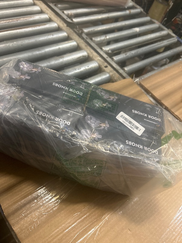 Photo 1 of (4 Sets) All Keyed Same Entry Door Knob and Single Cylinder Deadbolt Combo Set, Satin Nickel Exterior Door Knobs with Lock and Keys for Entrance and Front Door