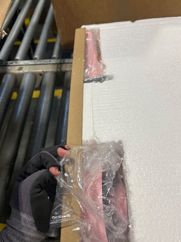 Photo 1 of ***MINOR DAMAGE*** PSXPSXO Cartoon Pink Ceiling Fan with Lights Kids LED Ceiling Lamp Creative Carousel with Invisible Blades Close to Ceiling Lighting for Living Room Bedroom