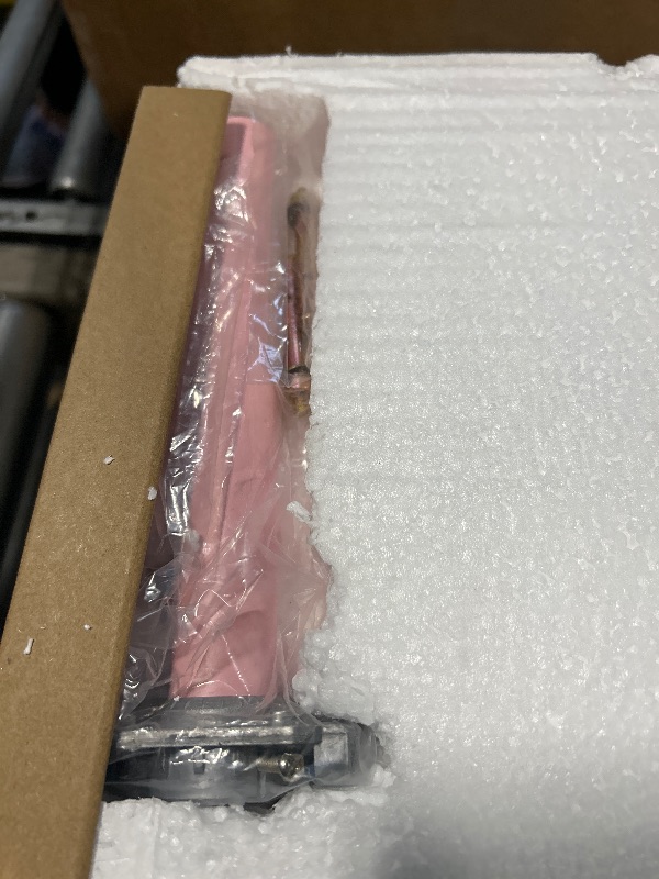 Photo 1 of ***MINOR DAMAGE*** PSXPSXO Cartoon Pink Ceiling Fan with Lights Kids LED Ceiling Lamp Creative Carousel with Invisible Blades Close to Ceiling Lighting for Living Room Bedroom