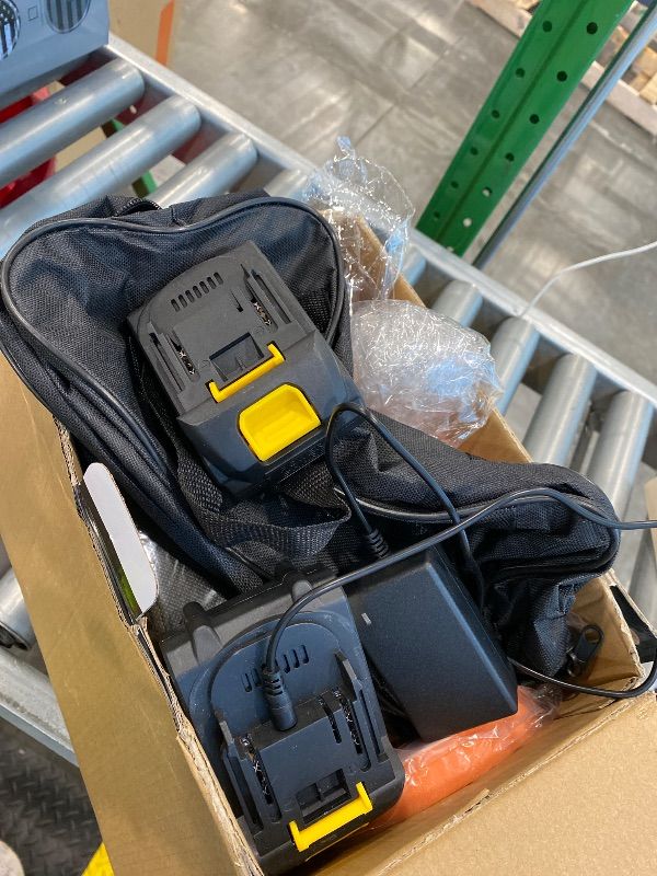 Photo 1 of **UNTESTED**
Niusken Cordless Car Buffer Polisher kit [2x 2000mAh 21V Batteries & 18 PCS Attachments] 6-Speed Orbital Design, LED Display, 6 Inch Lightweight Detailing Tool for Waxing, Polishing & Scratch Removal