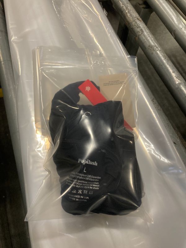 Photo 1 of PONE-PIECE SWIMSUIT, BLACK, SIZE L