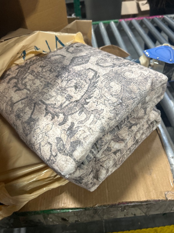 Photo 1 of ****USED****
Istana 5x7 Area Rugs - Beige Grey/Light Cream Area Rug - Kid & Pet Friendly Living Room Rugs 5x7-5x7 Boho Rug - Foldable Rug for Room for Bedroom - Eco-Friendly Materials for Boho Rugs 5x7