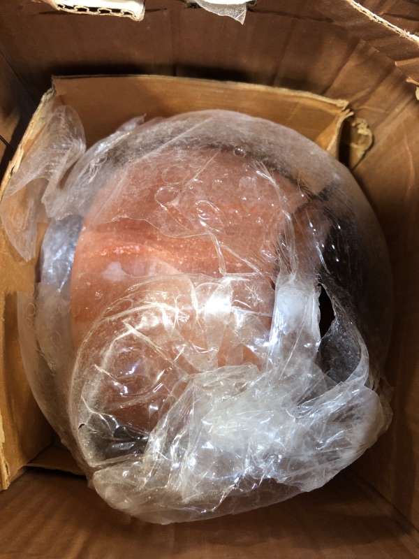 Photo 1 of ***LIGHT MISSING***Spantik Himalayan Salt Lamp Bowl with Natural Crystal Chunks, Dimmer Cord and Classic Wood Base Premium Quality Authentic from Pakistan