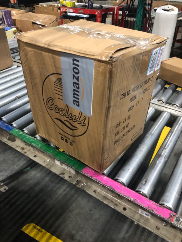 Photo 1 of **FOR PARTS ONLY***Cooluli 10L Mini Fridge for Bedroom - Car, Office Desk & College Dorm Room - 12V Portable Cooler & Warmer for Food, Drinks, Skincare, Beauty, Makeup & Cosmetics - AC/DC Small Refrigerator (White)