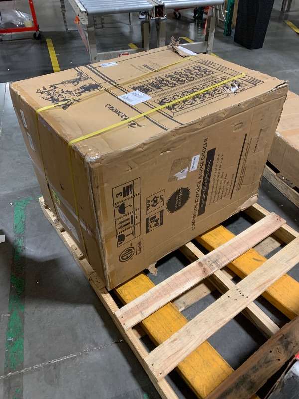 Photo 1 of 24 Inch Wine and Beverage Fridge, Wine Refrigerator Dual Zone Hold 20 Bottles and 78 Cans,Built-In or Freestanding Digital Touch Control