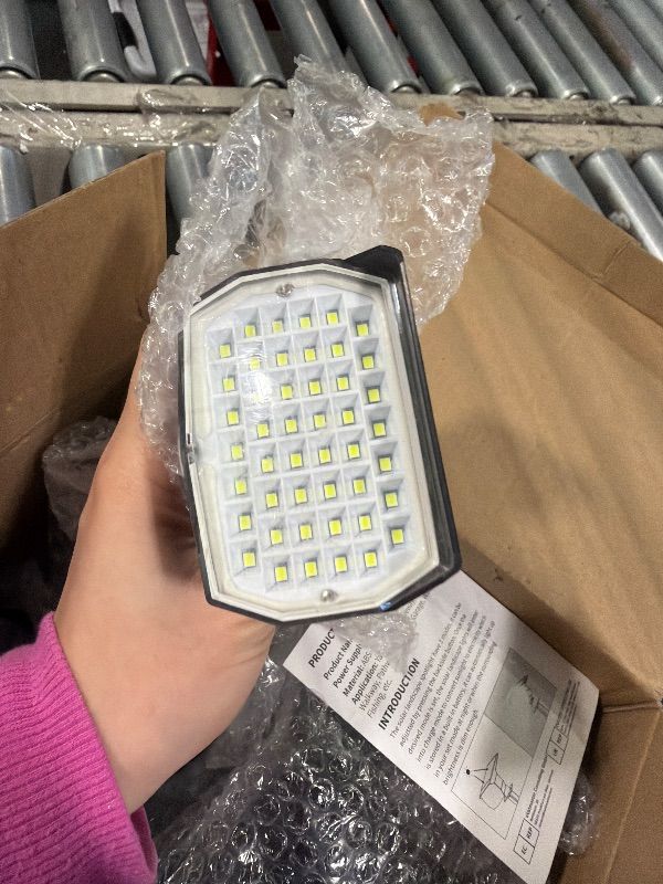 Photo 1 of ***COOL WHITRE** WENATY Solar Spot Lights Outdoor Waterproof IP65, 12 Pack Landscape Spotlights with 46 LEDs, 3 Modes Auto On/Off Solar Powered Flood Lights for Outside Pathway, Yard, Garden, Walkway (Warm White)