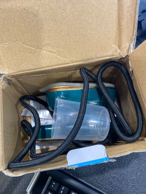 Photo 1 of **UNTESTED**
Professional Travel Iron for Clothes, Mini Ironing Machine Handheld Can Be Rotated 180 Degrees, Household Fast Heating Wired Small Electric Iron, Portable Heat Press Clothing Iron Machine (Green)