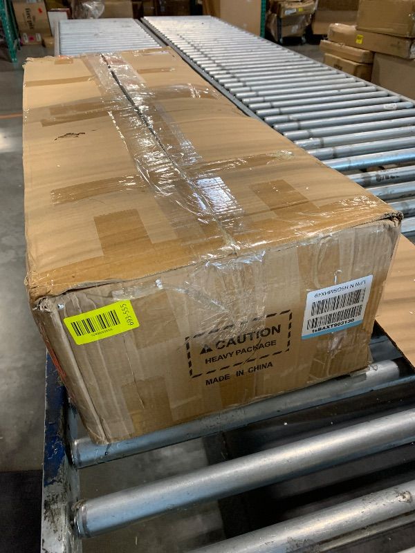 Photo 1 of *MISSING PARTS UNKNOWN*
HCHQHS Bookshelf, 4-Tier Industrial Bookcase, Rustic Open Book Shelf, Freestanding Tall Bookshelves with Metal Frame