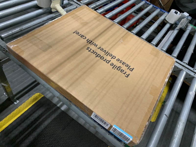 Photo 1 of ***dirty**Dog Gate, Clear Acrylic Pet Gate for Dogs, Free Standing Pet Gates for Doorways, Folding Freestanding Puppy Doggy Cat Fence Inside, Dog Barriers for Home 3 Panel