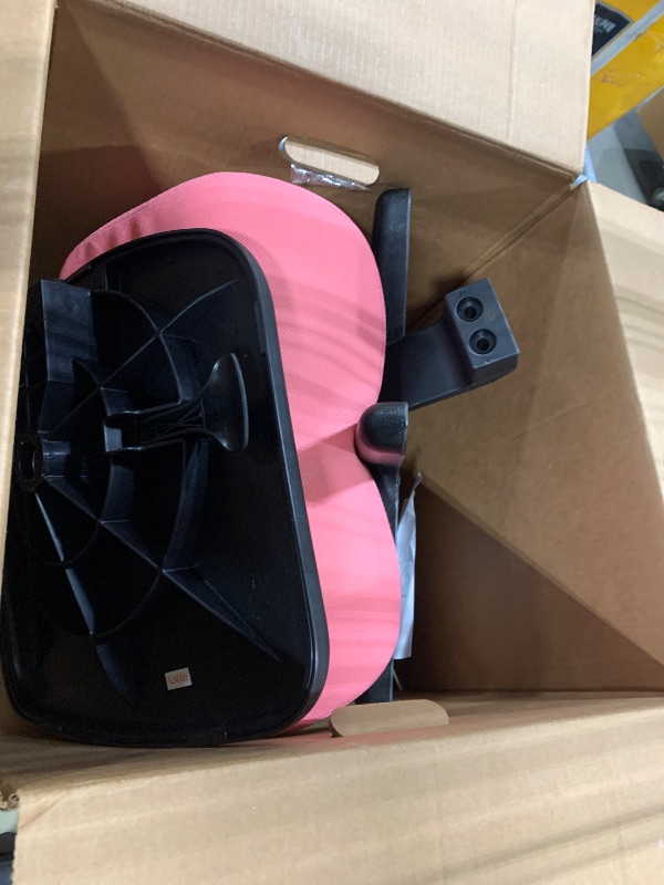 Photo 1 of *** STOCK PHOTO SIMILAR NOT EXACT *** Black and Pink Writing Office Task Chair 