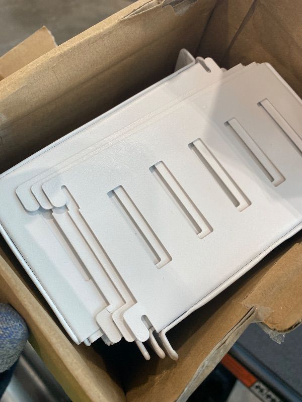 Photo 1 of *MISSING PARTS UNKNOWN*
DAOTENGQL 6-Tier Over The Door Pantry Organizer with Mesh Baskets, Adjustable & Stable Hanging Spice Rack for Kitchen, Bathroom, Bedroom, and Baby Essentials Storage (16" W 6-Tiers, White)