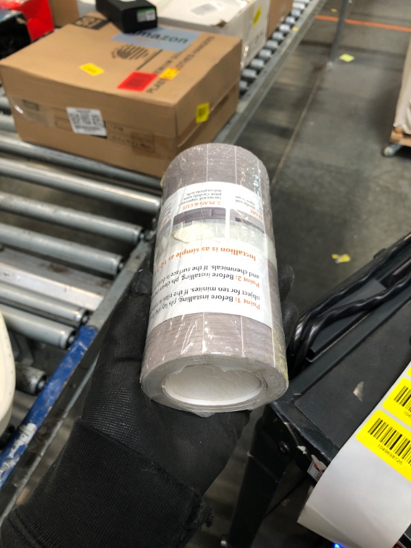 Photo 1 of ** FACTORY SEALED ** Stick Flooring Tile Adhesive Wood Plank Vinyl Flooring Waterproof- 36" x 6"-Self Tiles for Kitchen Bathroom, Bedroom, Living Room 4 Pack 6 Sq.Ft-Smoke Grey