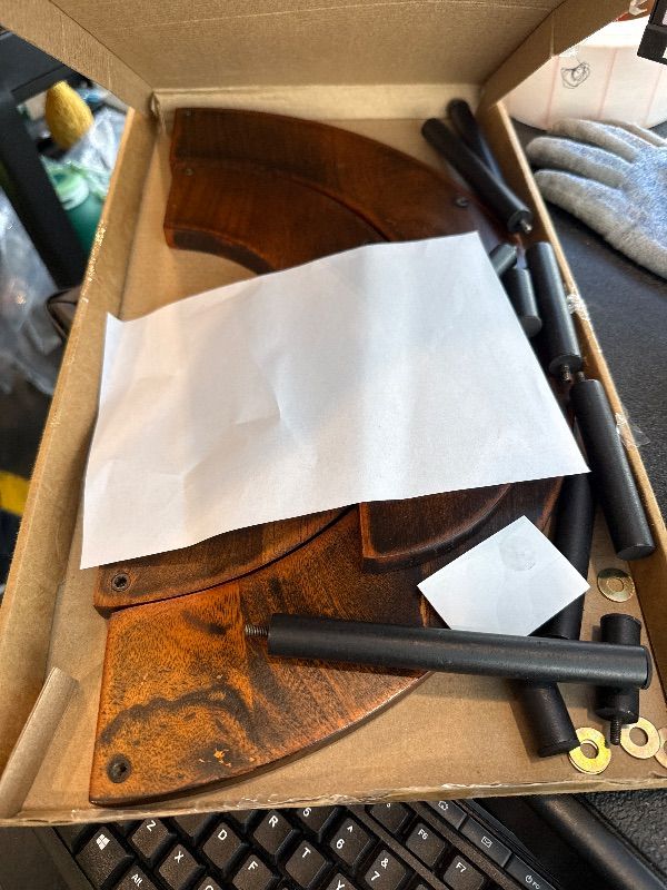 Photo 1 of **UNTESTED**
Yelinkws 3 Tier Risers Display Stand,Wooden Cupcake Holder Stand,Rustic Cologne and Perfume Organizer for Women,Dessert Table Display Set for Party