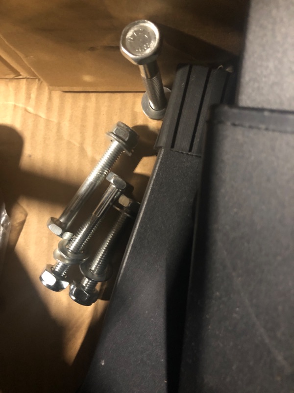 Photo 1 of ** LOOSE HARDWARE, NO INSTRUCTIONS**
**MISSING PADS** Houbos Hyper Back Extension Roman Chair Multi-Functional Adjustable Ab Sit Up Bench