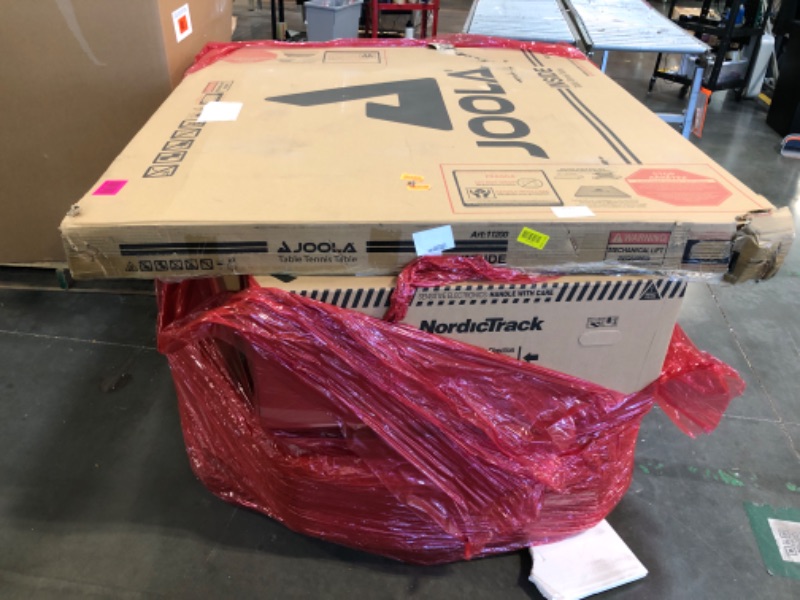 Photo 1 of ** FACTORY SEALED **  SOLD AS IS, NO REFUND/RETURN**
JOOLA Inside Professional MDF Indoor Ping Pong Table with Quick Clamp Table Tennis Net and Post Set - 10 Minute Easy Assembly - Tournament Quality - Foldable with Single Player Playback Mode
