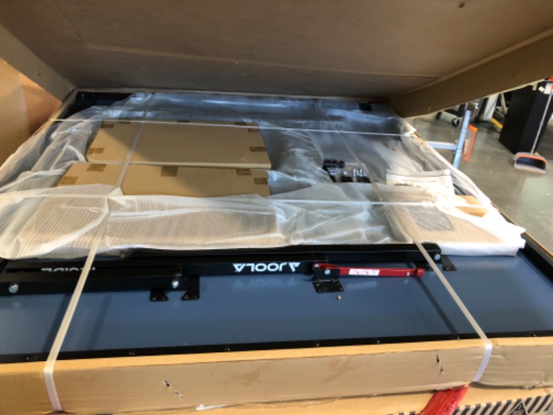 Photo 1 of ** FACTORY SEALED **  SOLD AS IS, NO REFUND/RETURN**
JOOLA Inside Professional MDF Indoor Ping Pong Table with Quick Clamp Table Tennis Net and Post Set - 10 Minute Easy Assembly - Tournament Quality - Foldable with Single Player Playback Mode