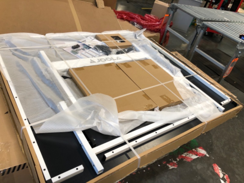 Photo 1 of ** FACTORY SEALED **  SOLD AS IS, NO REFUND/RETURN**
JOOLA Rally TL Professional MDF Indoor Ping Pong Table w/ Quick Clamp Table Tennis Net & Post Set - 10 Minute Easy Assembly - Corner Ball Holders - Tournament Quality - Includes Playback Mode