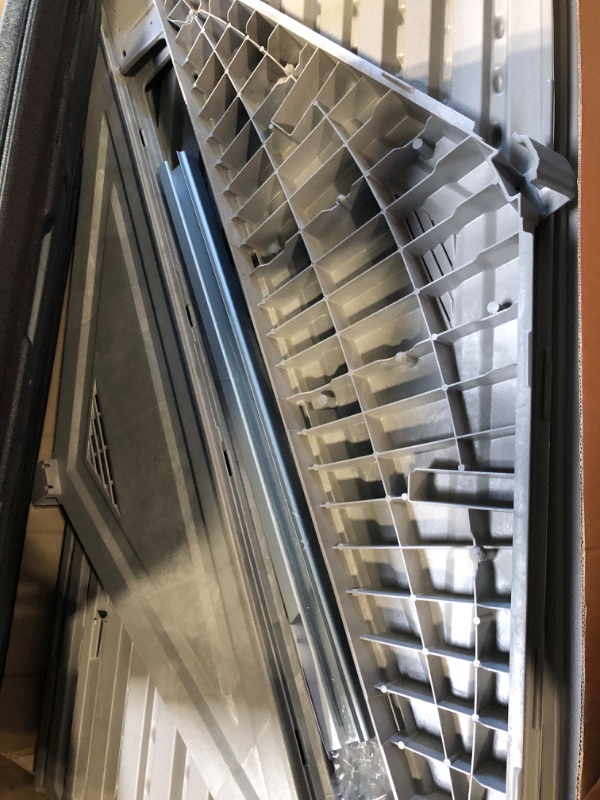 Photo 1 of ** FACTORY SEALED **  SOLD AS IS, NO REFUND/RETURN**
Rubbermaid Resin Outdoor Storage Shed With Floor (7 x 3.5 Ft.) Weather Resistant Brown/Grey Organization for Home/Lawn Mower/Backyard Equipment/Bike Storage/Pool Supplies