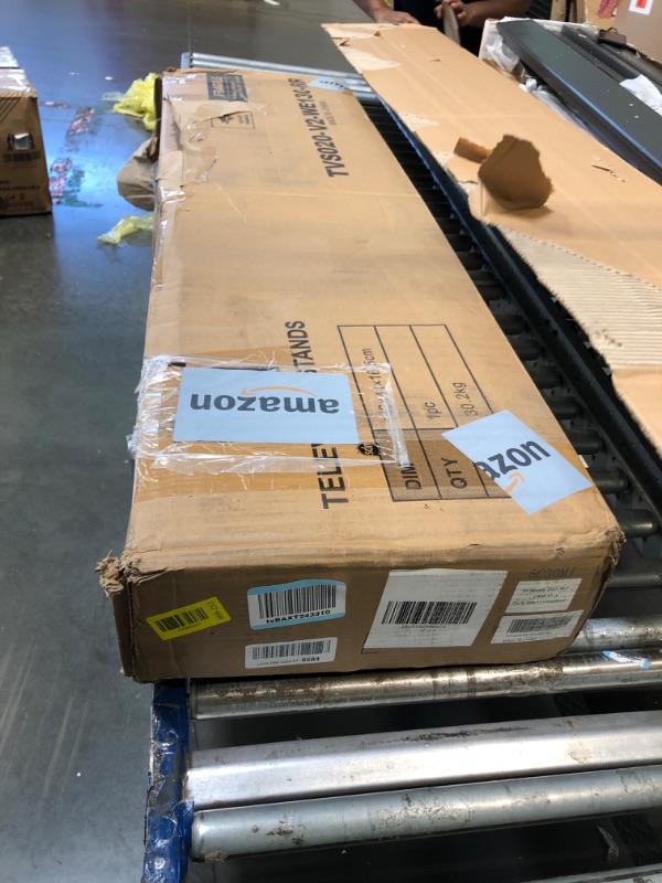 Photo 1 of ** FACTORY SEALED **  SOLD AS IS, NO REFUND/RETURN**
Rolanstar TV Stand with Mount and Power Outlet 51.2", Swivel TV Stand Mount for 32/45/55/60/65/70 inch TVs, Height Adjustable Modern Entertainment Center with Storage & LED Lights, TV Table White