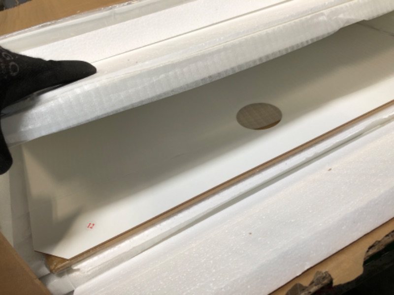 Photo 1 of ** FACTORY SEALED **  SOLD AS IS, NO REFUND/RETURN**
Rolanstar TV Stand with Mount and Power Outlet 51.2", Swivel TV Stand Mount for 32/45/55/60/65/70 inch TVs, Height Adjustable Modern Entertainment Center with Storage & LED Lights, TV Table White