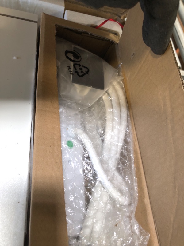 Photo 1 of ** FACTORY SEALED **  SOLD AS IS, NO REFUND/RETURN**
Rolanstar TV Stand with Mount and Power Outlet 51.2", Swivel TV Stand Mount for 32/45/55/60/65/70 inch TVs, Height Adjustable Modern Entertainment Center with Storage & LED Lights, TV Table White