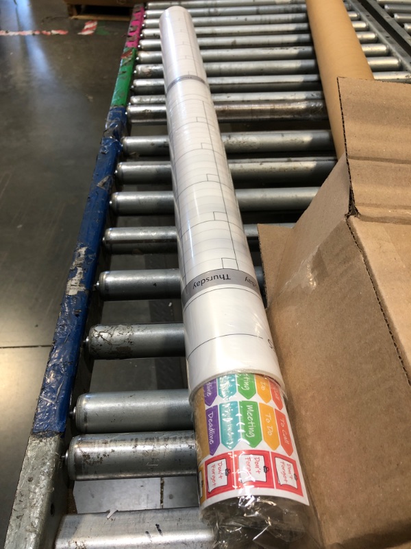 Photo 1 of ** FACTORY SEALED ** CLEVER CLEAN Large Dry Erase Wall Calendar - 36"x96" 12-month 2026 Undated Yearly Calendar for Home, Office, School Projects - Jumbo Reusable Laminated Task Organizer