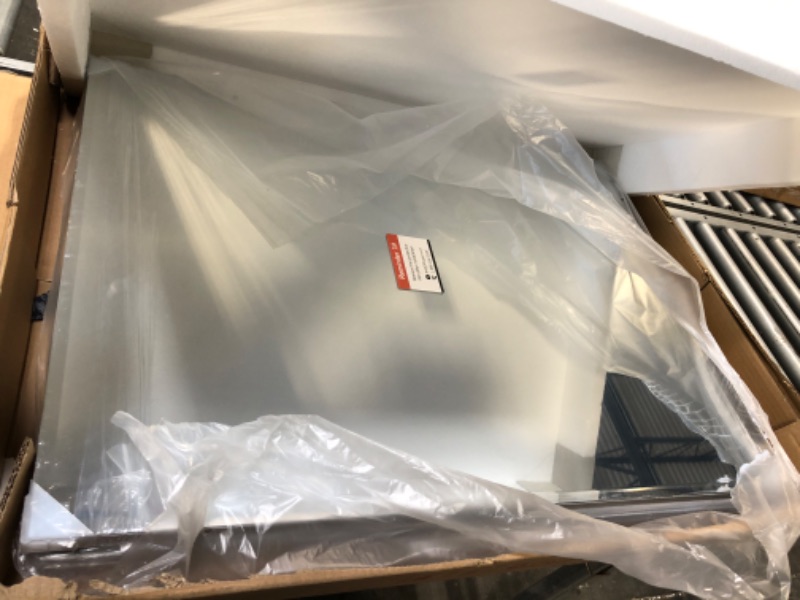 Photo 1 of ** FACTORY SEALED **  SOLD AS IS, NO REFUND/RETURN**
TETOTE 24 x 32 Bathroom Mirror Cabinet with Tempered Beveled Mirror Silver Medicine Cabinet Aluminum Cabinet DTC Hinges, Stepless Adjustable Shelves, Recessed/Surface-Mounted