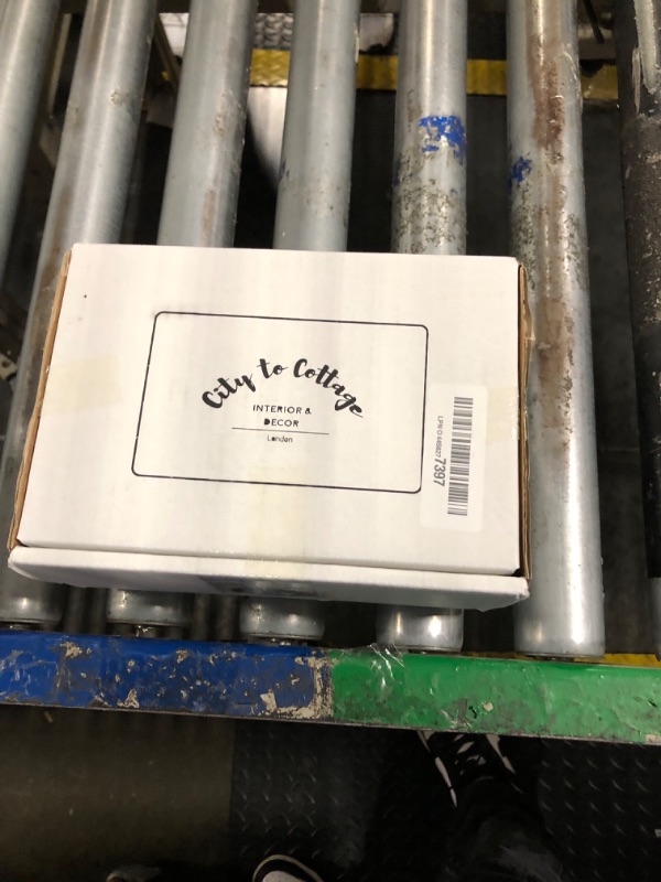 Photo 1 of **MINOR DAMAGE**
City to Cottage Large Butter Dish with Lid for Countertop, Ceramic Butter Keeper, Butter Container with Knob Handle, Butter Holder Tray with Cover, Handcrafted Turquoise Blue Polka Dot Butter Dish