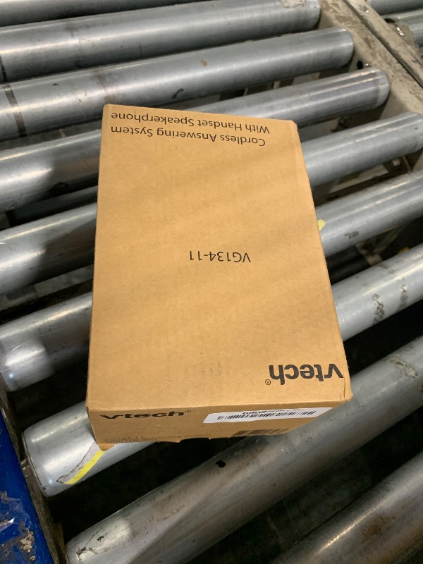 Photo 1 of [New] VTech VG134-11 DECT 6.0 Cordless Home Phone with Bluetooth Connection, Digital Answering Machine, Backlit Display,Full Duplex Speakerphone, Caller ID/Call Waiting,1000 ft Range (Black)