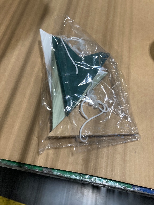 Photo 1 of ***red missing***KLAZYUN 5 Pcs Star Paper Lanterns, 9 Pointed Christmas Hanging Lamp, Christmas Ornaments Vintage Farmhouse Paper Decorations, Xmas Party Wedding Birthday Decorations