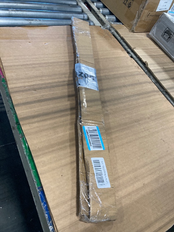 Photo 1 of 2 Pcs 304 Stainless Steel Strips, Brushed Self Adhesive Strip Metal Trim Strip, Finishing Sheet Metal Strip for Microwave/Oven/Cooktop, 30" Long, 1" Wide Gap Filler for Kitchen Decor-Black