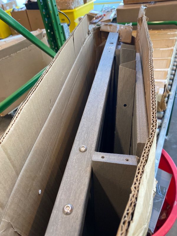 Photo 1 of *USED*
SUUNYN Oversized Outdoor Rocking Chair, High Back Porch Rocker Chair, HDPE All Weather Resistant Rocking Chairs for Patio, 380lbs Weight Capacity, Grey